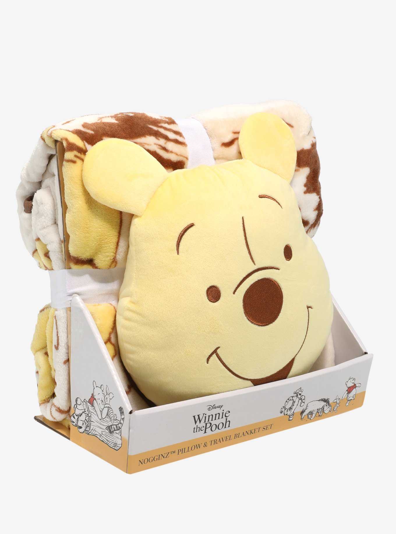 Disney Winnie The Pooh Cushion & Throw Blanket Set, , hi-res