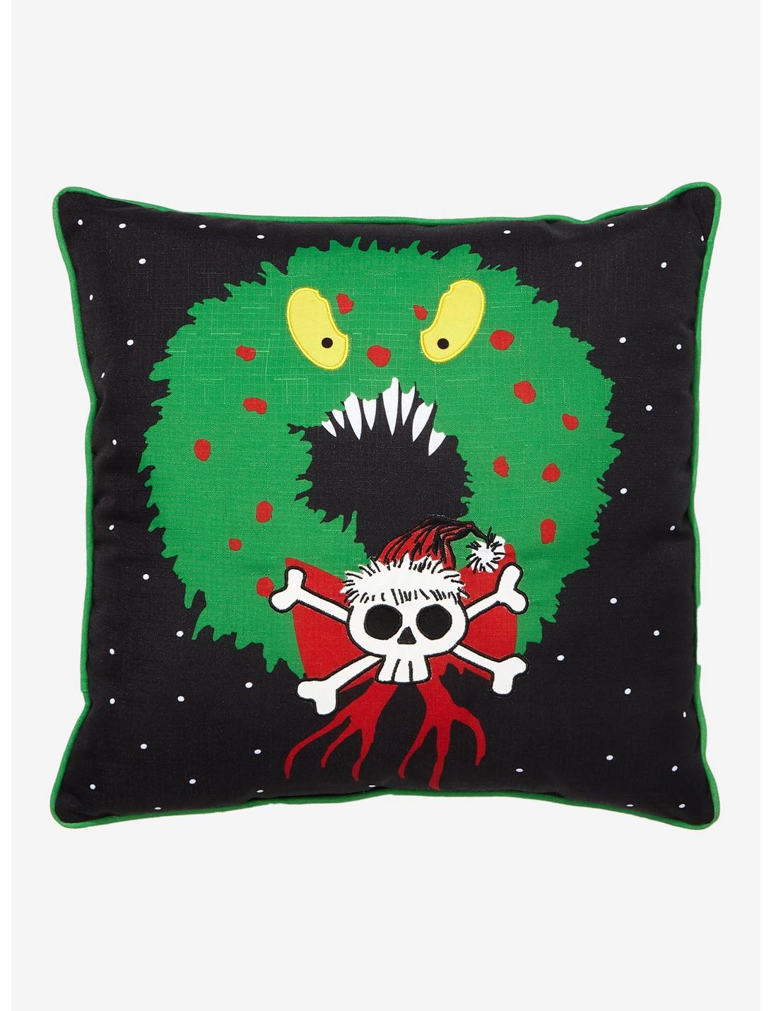 The Nightmare Before Christmas Monster Wreath Pillow, , hi-res