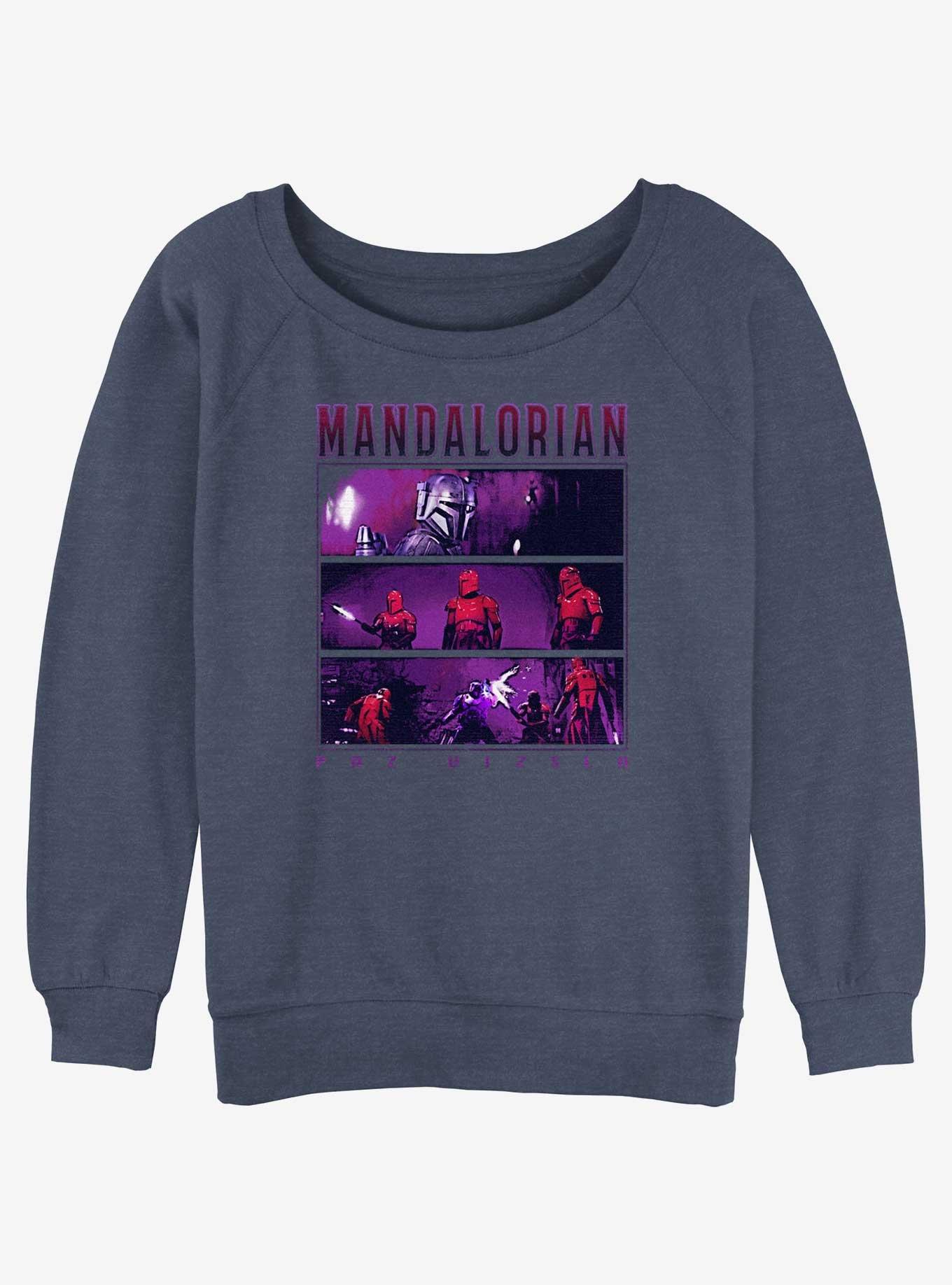 Star Wars The Mandalorian Paz Vizsla's Sacrifice Girls Slouchy Sweatshirt, , hi-res
