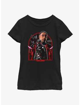 Star Wars The Mandalorian Moff Gideon Dark Trooper Youth Girls T-Shirt, , hi-res