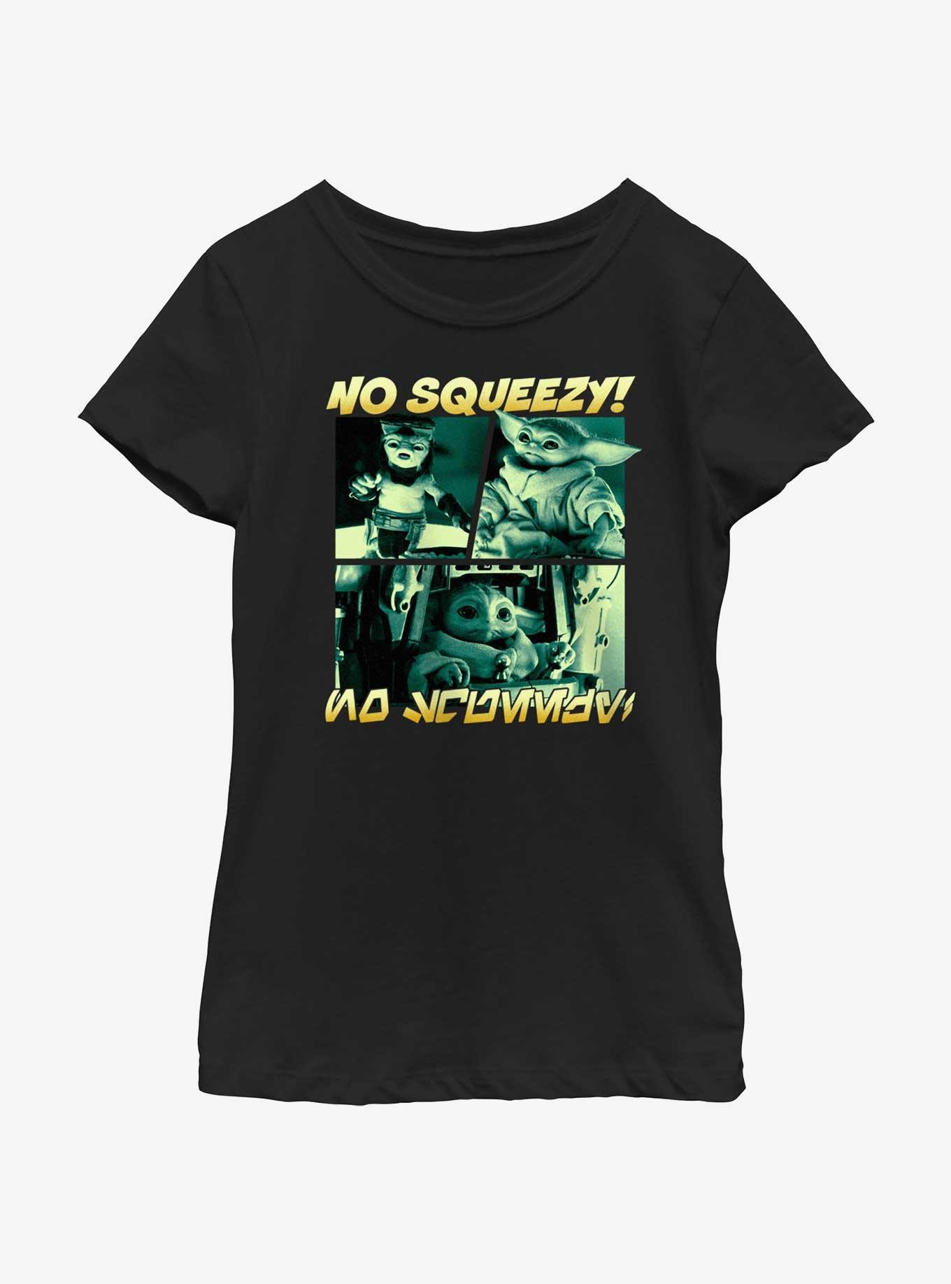 Star Wars The Mandalorian Grogu No Squeezy Youth Girls T-Shirt, , hi-res