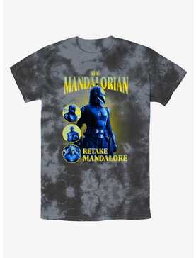 Star Wars The Mandalorian Retake Mandalore Tie-Dye T-Shirt, , hi-res