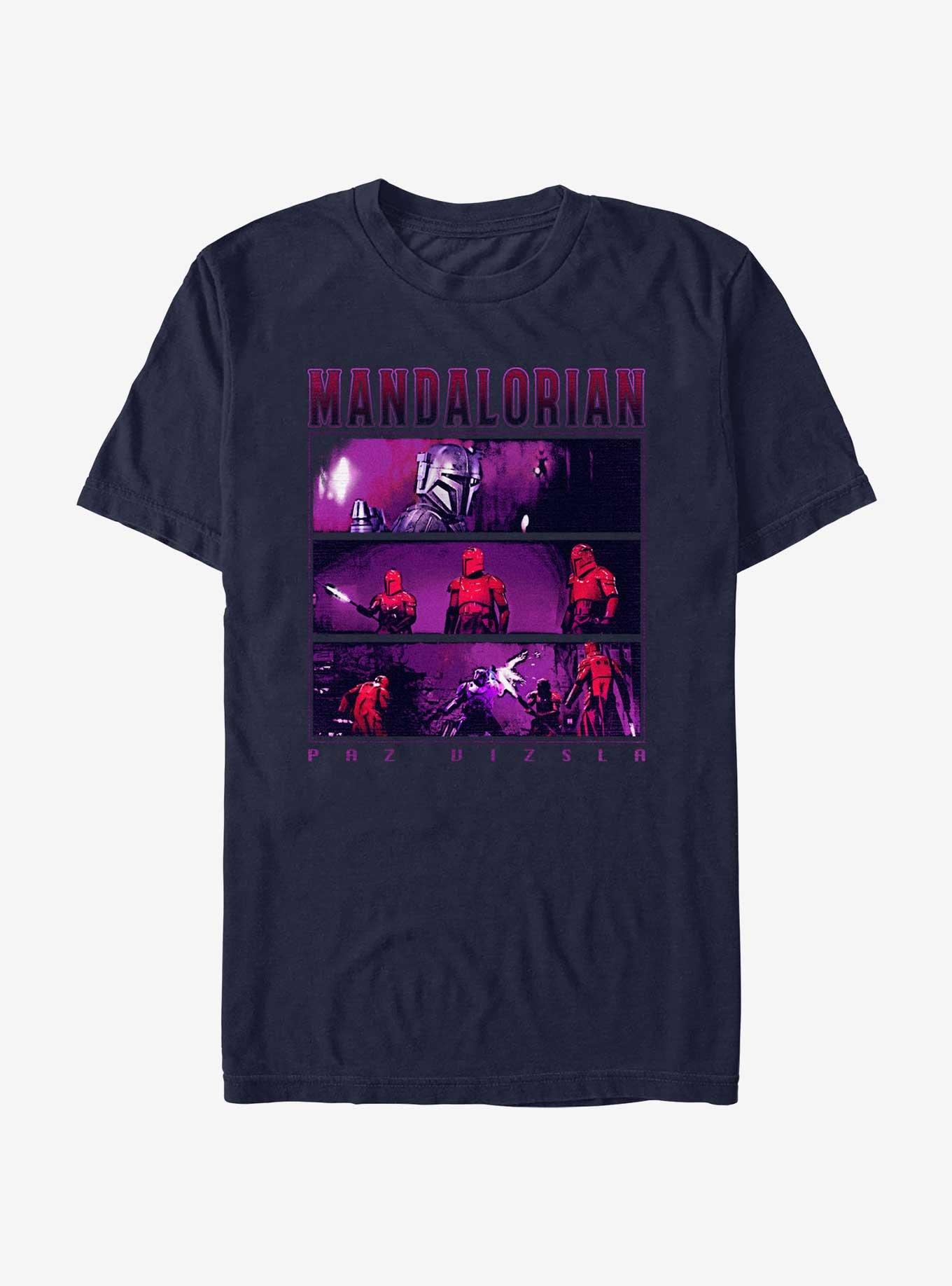 Star Wars The Mandalorian Paz Vizsla's Sacrifice T-Shirt, NAVY, hi-res