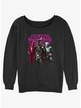Star Wars The Mandalorian Moff Gideon's Return Womens Slouchy Sweatshirt, BLACK, hi-res