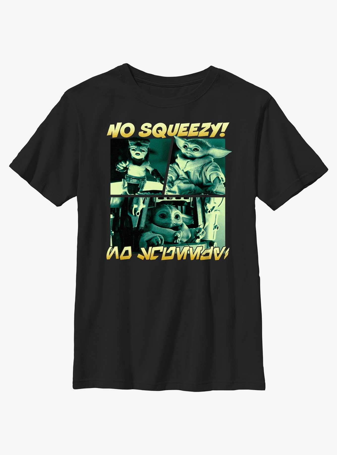 Star Wars The Mandalorian Grogu No Squeezy Youth T-Shirt, , hi-res