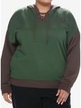 Her Universe The Hobbit Tauriel Hoodie Plus Size Her Universe Exclusive, OLIVE, hi-res