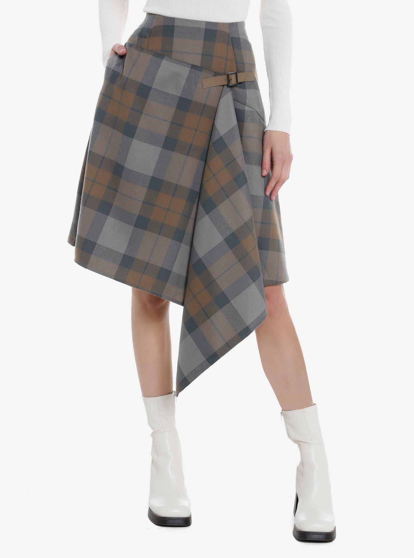 Her Universe Outlander Plaid Waterfall Skirt Her Universe Exclusive, , hi-res