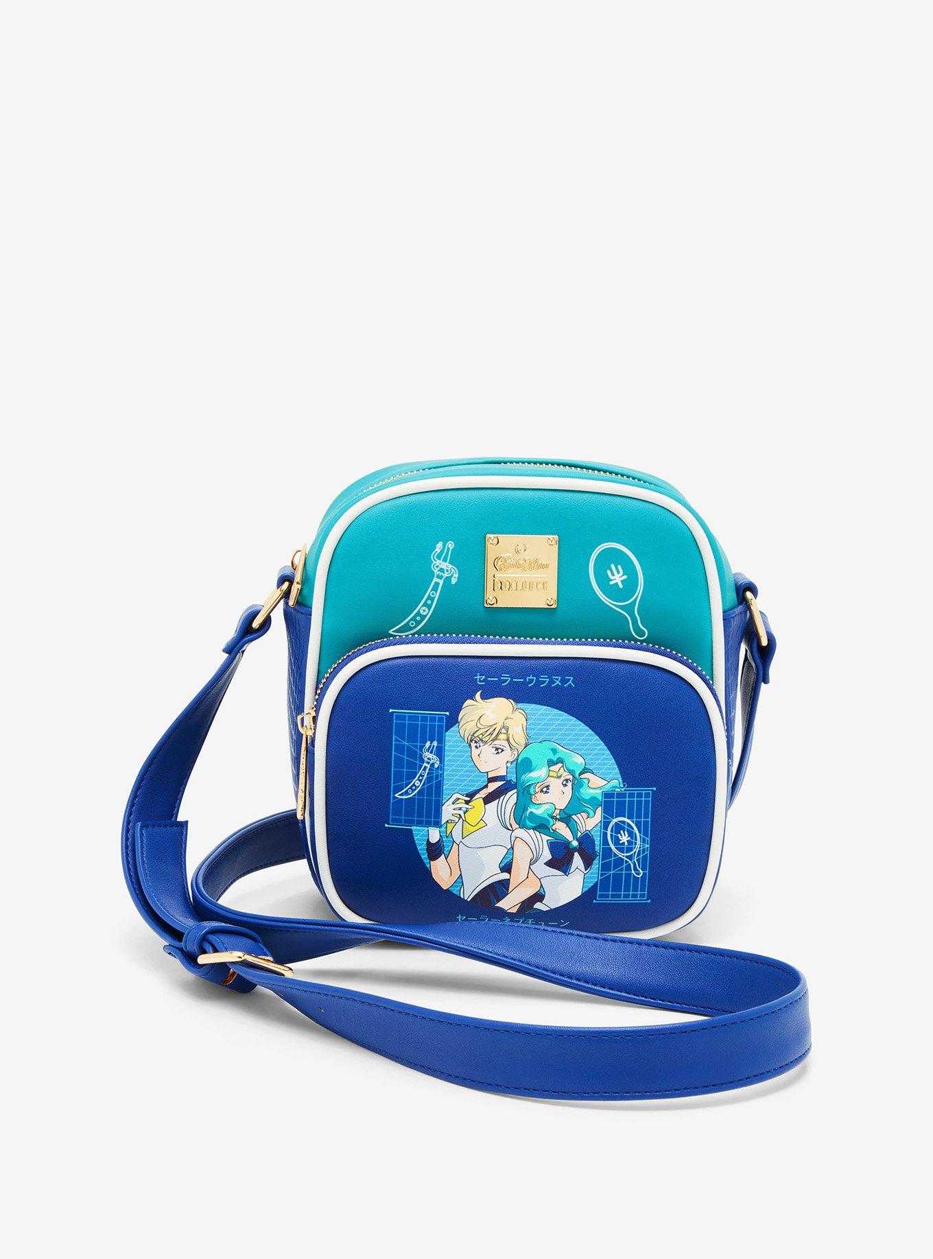 Pretty Guardian Sailor Moon Sailor Uranus Sailor Neptune Crossbody Bag BoxLunch Exclusive BoxLunch