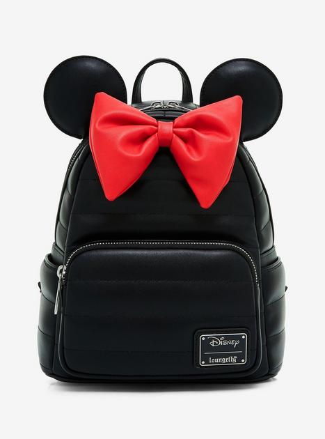 Loungefly Disney Minnie Mouse Puffer Ears Mini Backpack - BoxLunch ...