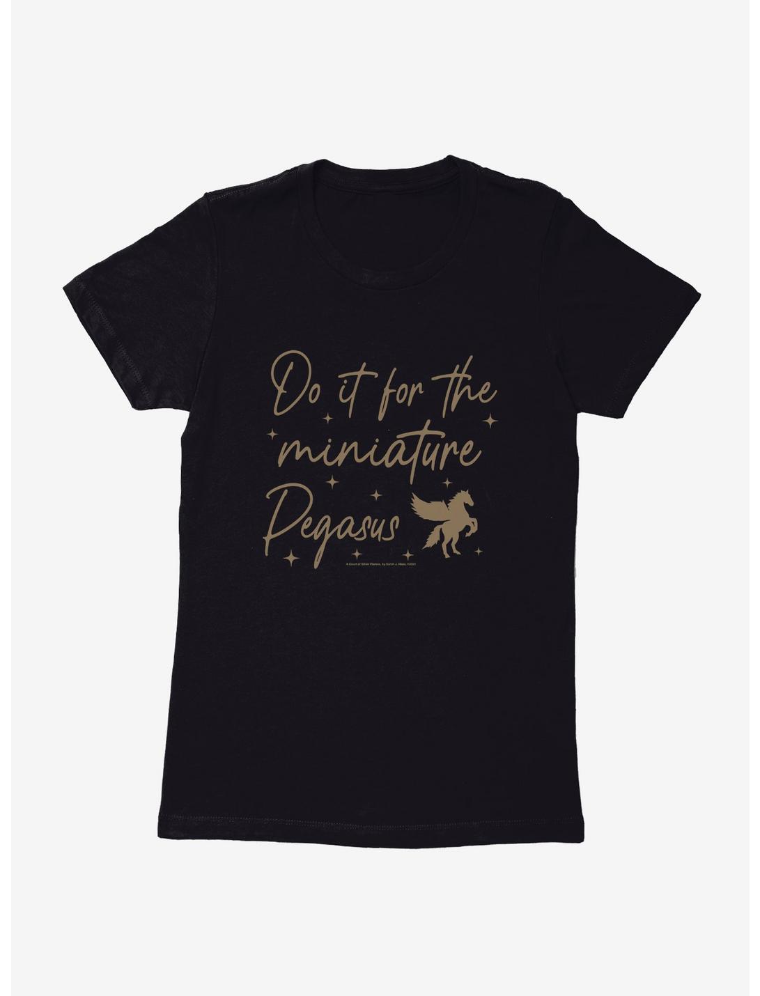 A Court Of Silver Flames Do It For The Miniature Pegasus Womens T-Shirt, BLACK, hi-res