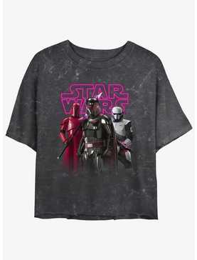 Star Wars The Mandalorian Moff Gideon's Return Mineral Wash Womens Crop T-Shirt, , hi-res
