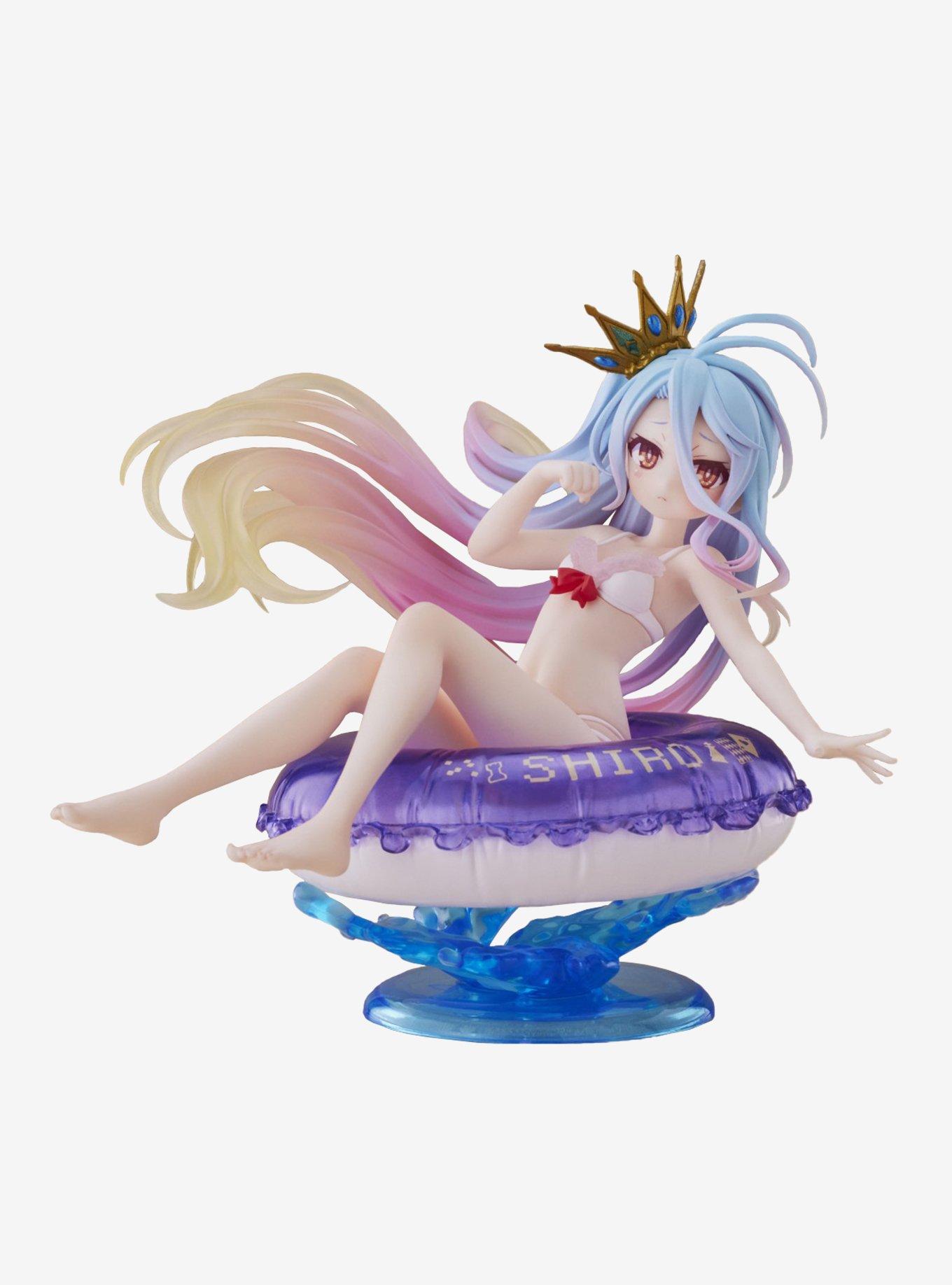 Taito No Game No Life Aqua Float Girls Shiro Figure, , hi-res