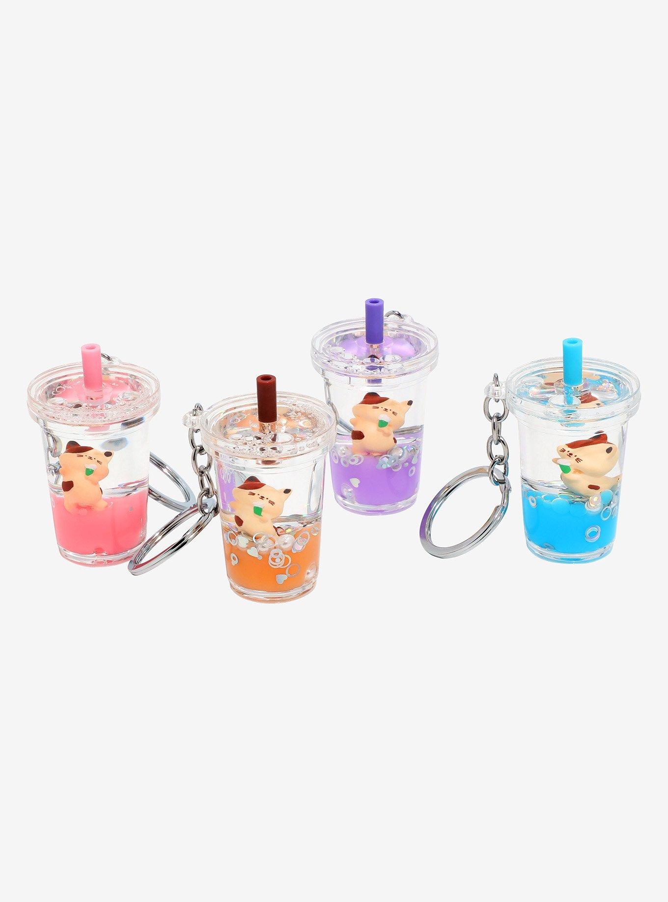 Floating Cat Boba Blind Bag Keychain, , hi-res