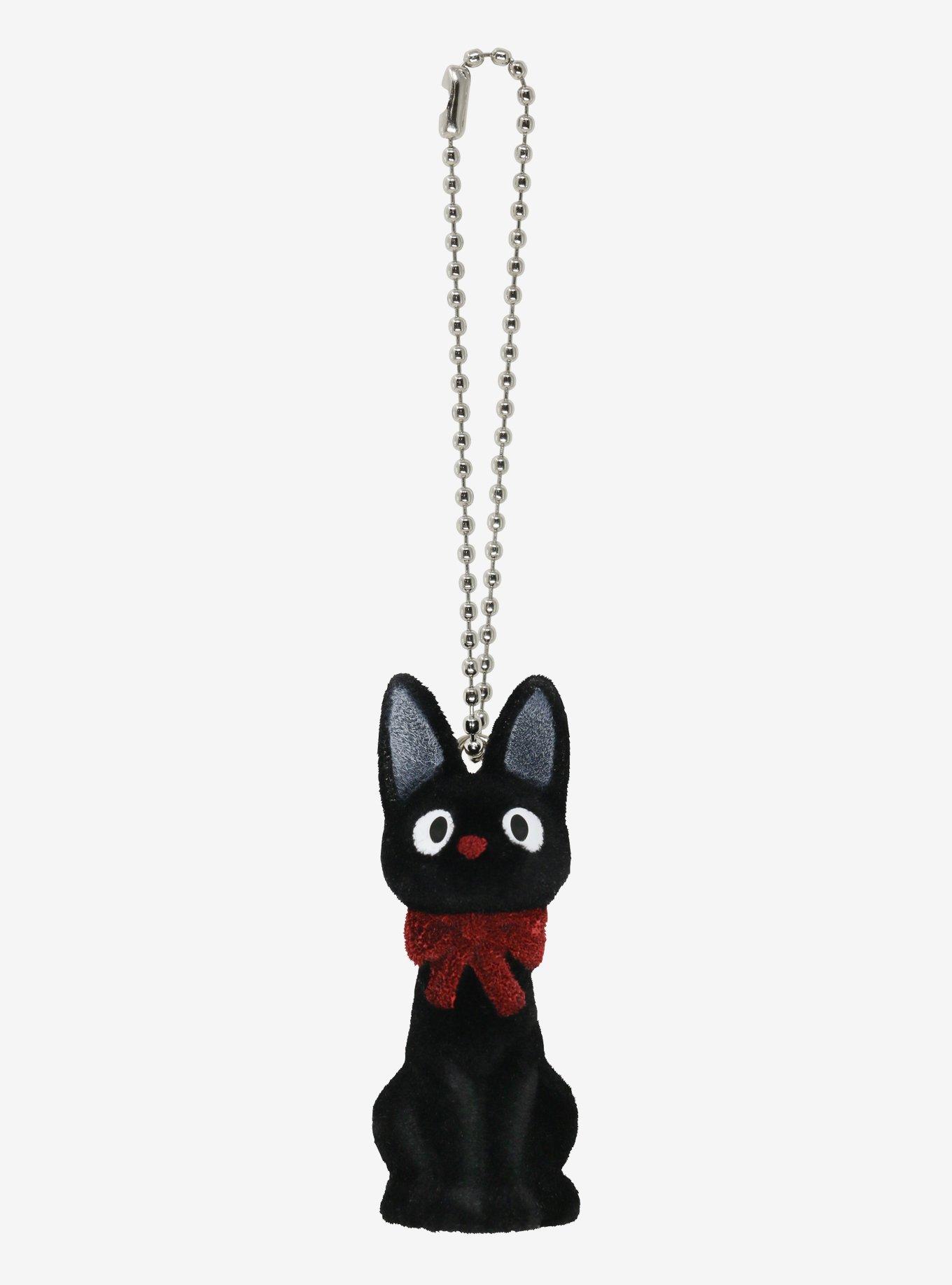 Studio Ghibli Kiki's Delivery Service Fuzzy Jiji Figural Keychain