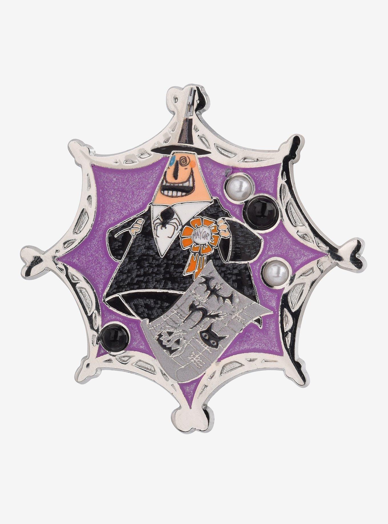 Disney The Nightmare Before Christmas Halloween Town Mayor Pearl Enamel Pin - BoxLunch Exclusive, , hi-res
