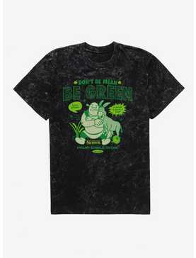 Shrek Don't Be Mean Be Green Mineral Wash T-Shirt, , hi-res