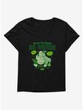 Shrek Don't Be Mean Be Green Womens T-Shirt Plus Size, BLACK, hi-res