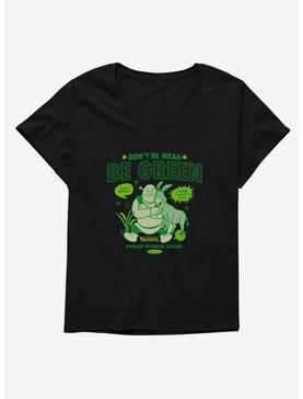 Shrek Don't Be Mean Be Green Womens T-Shirt Plus Size, , hi-res