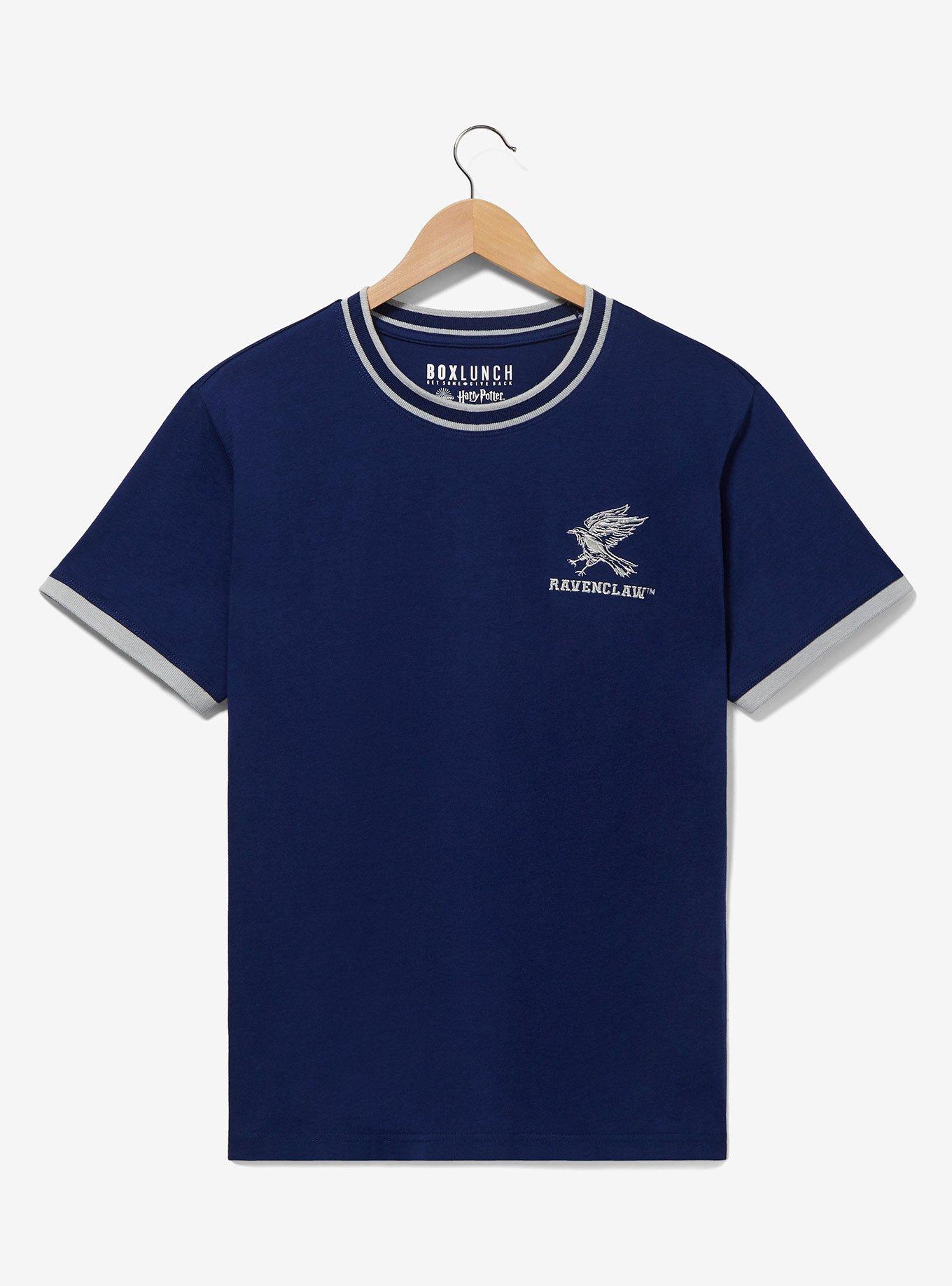 Harry Potter Ravenclaw Mascot Ringer T-Shirt - BoxLunch Exclusive, SLATE, hi-res