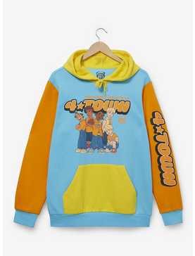 Disney Pixar Turning Red 4*Town Group Portrait Color Block Hoodie - BoxLunch Exclusive, , hi-res
