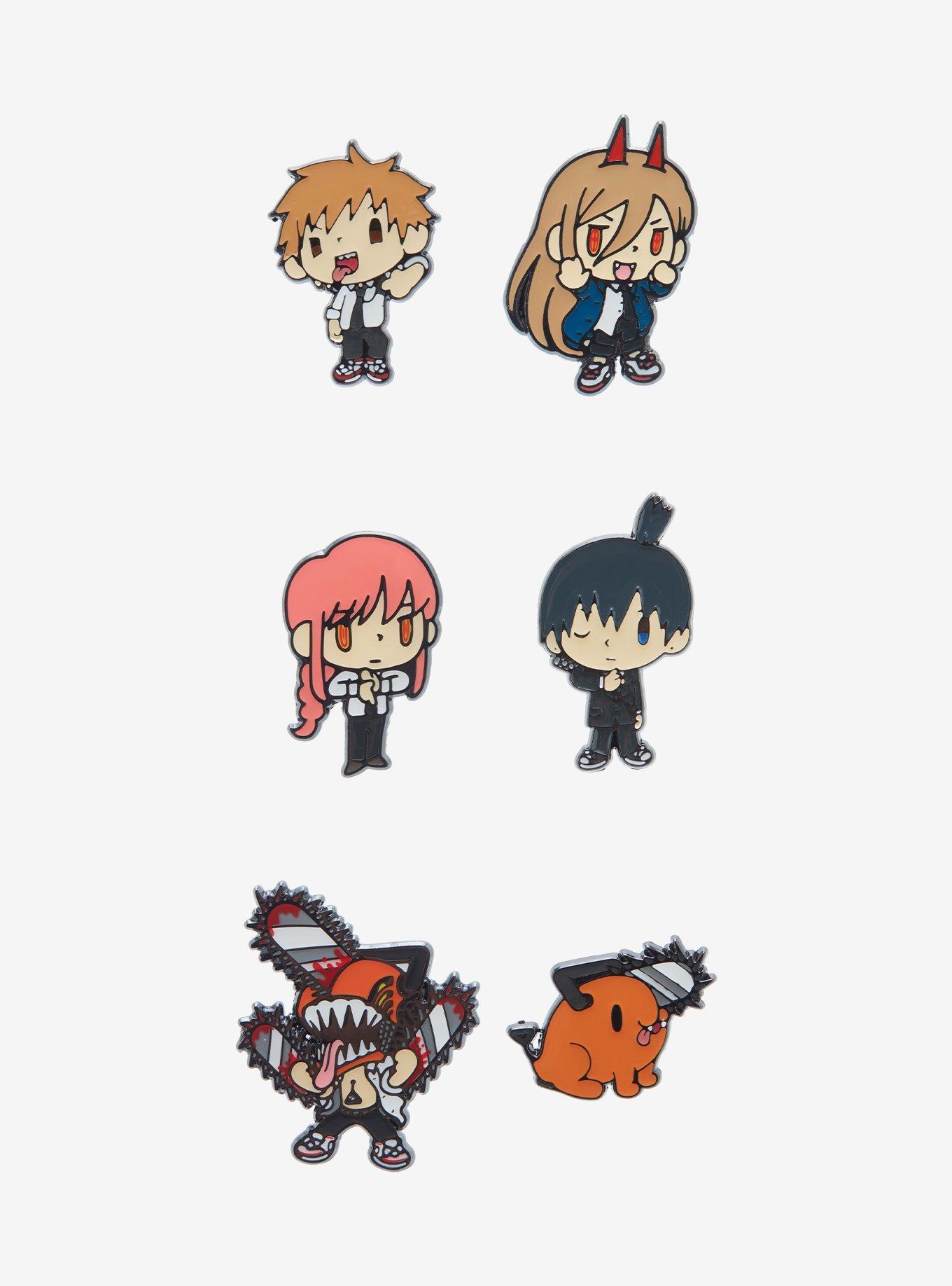 Chainsaw Man Chibi Characters Blind Box Enamel Pin, , hi-res