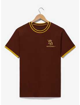 Harry Potter Hufflepuff Mascot Ringer T-Shirt - BoxLunch Exclusive, , hi-res