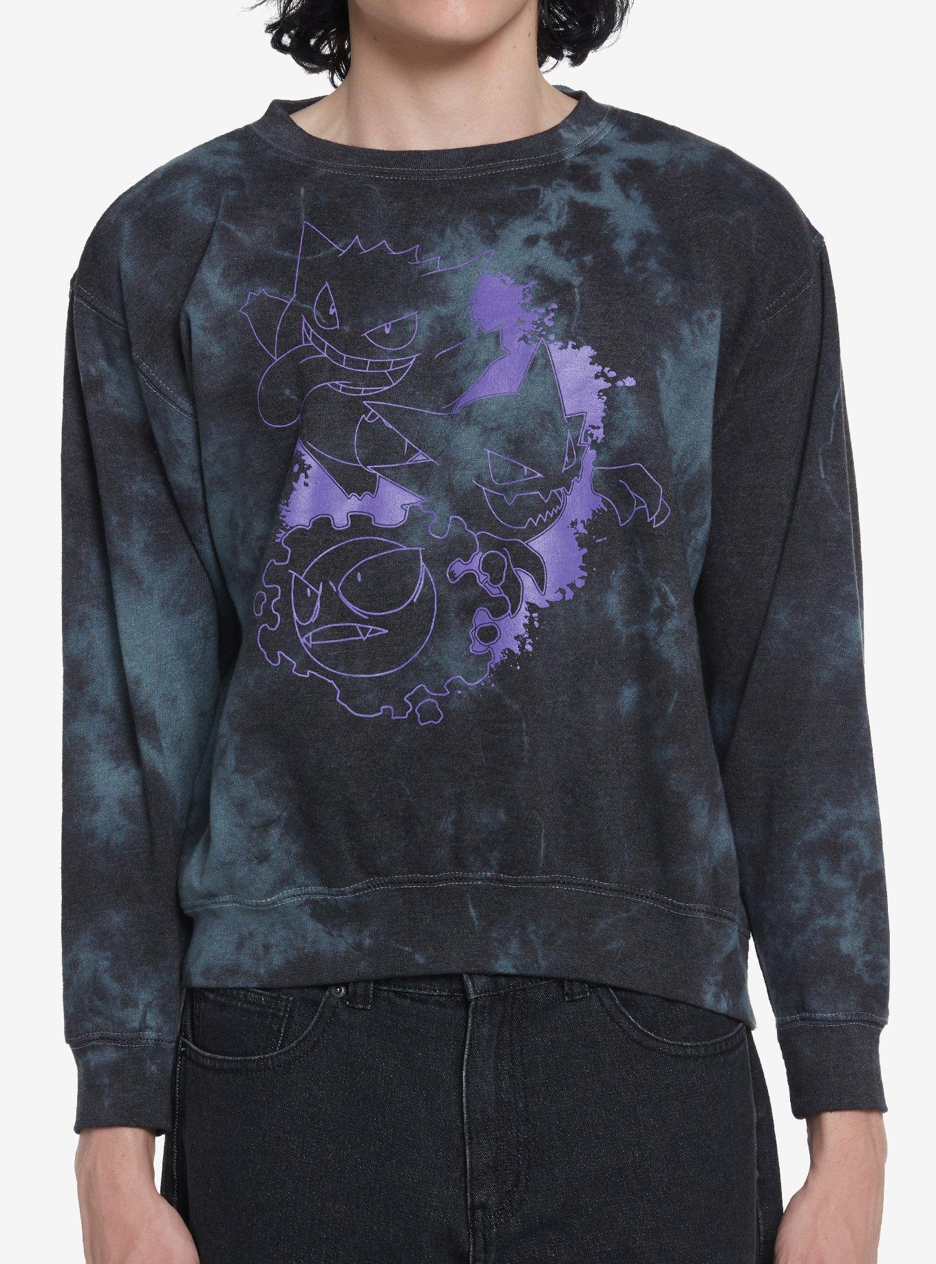 Pokemon Gastly Evolution Tie-Dye Sweatshirt | Hot Topic