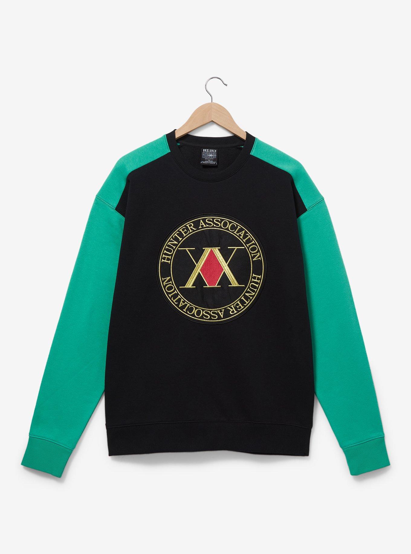 Hunter x Hunter Hunter Association Logo Crewneck - BoxLunch Exclusive, BLACK, hi-res