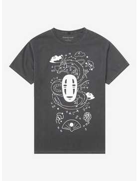 Studio Ghibli Spirited Away Outline Boyfriend Fit Girls T-Shirt, , hi-res