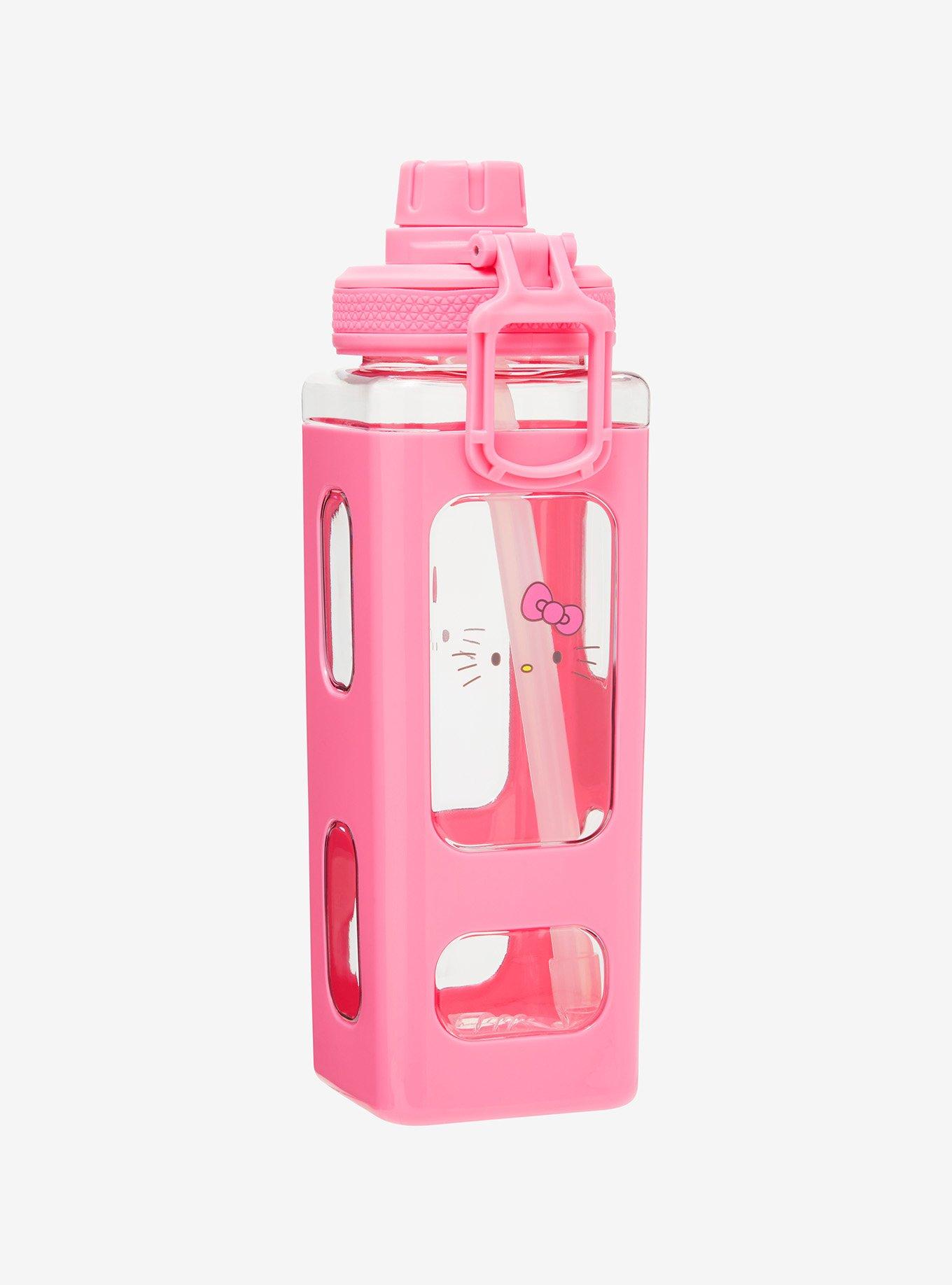 Hello Kitty Pink Water Bottle, , hi-res