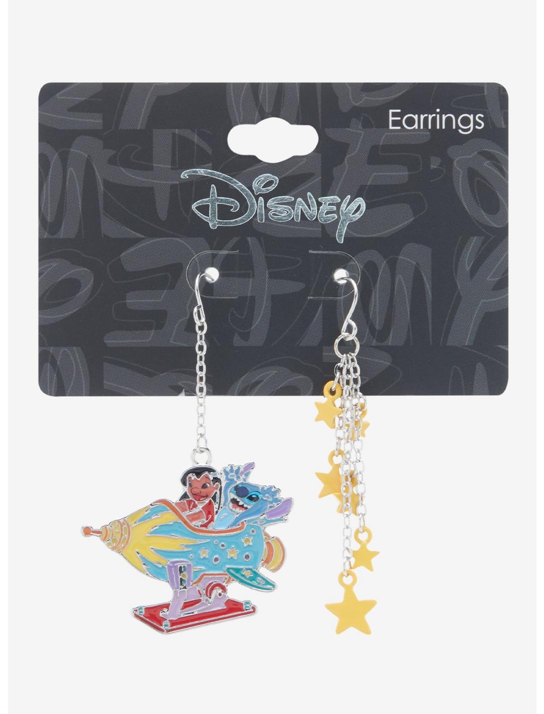 Disney Lilo & Stitch Rocket Ride and Stars Earring Set - BoxLunch Exclusive, , hi-res