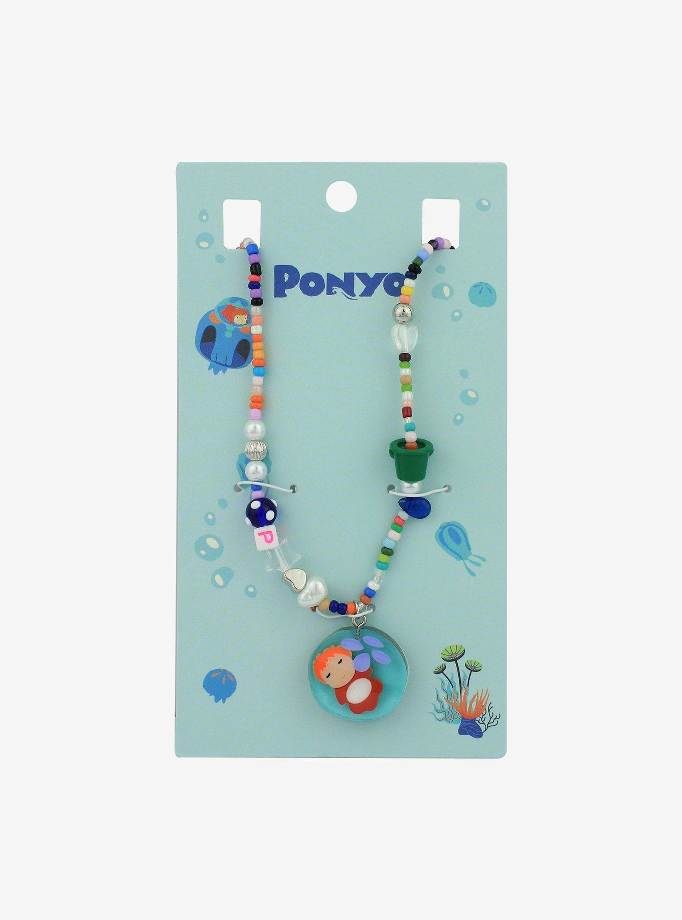 Studio Ghibli Ponyo Icon Beaded Necklace, , hi-res