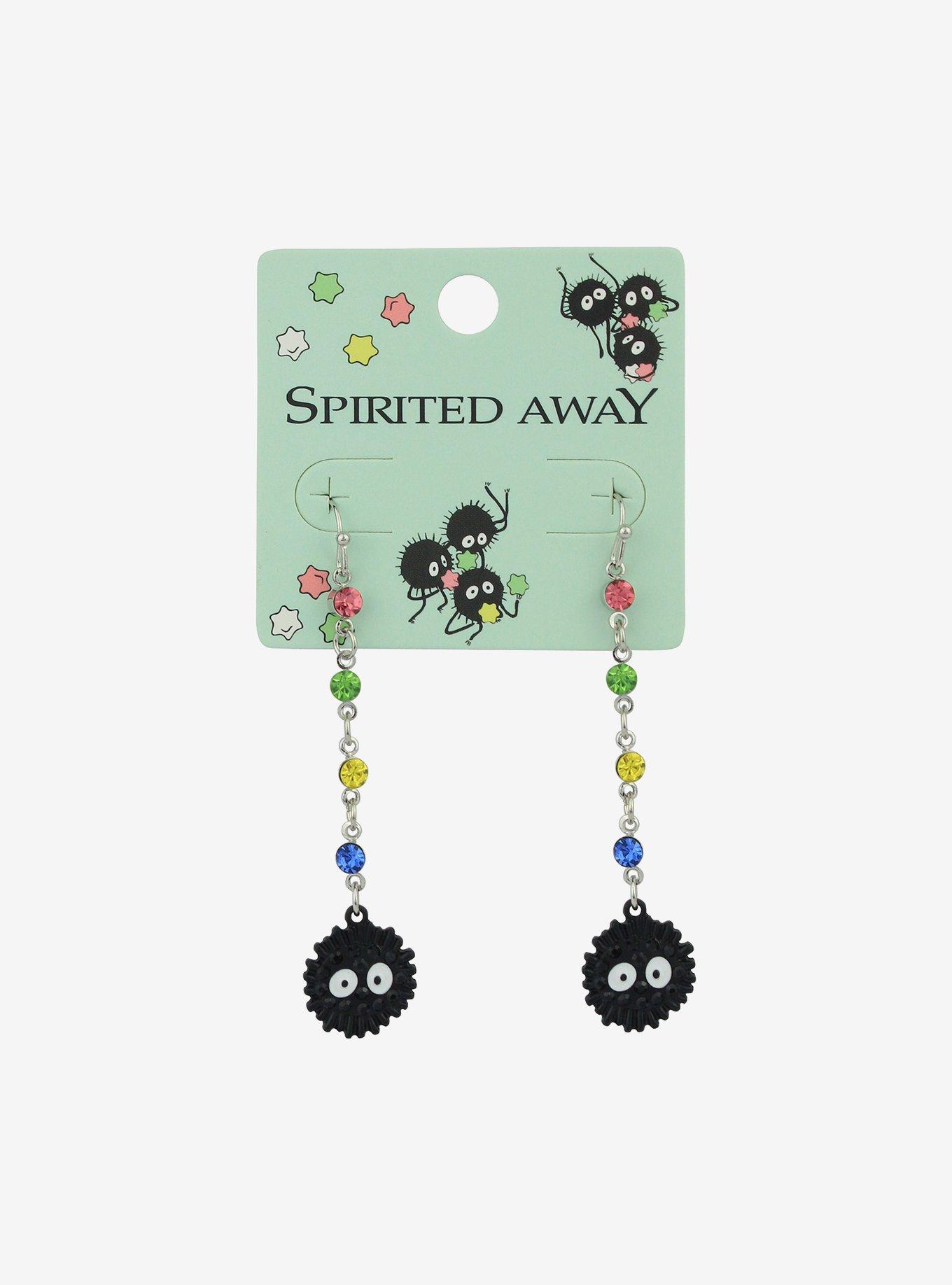 Studio Ghibli Spirited Away Soot Sprite Bead Drop Earrings, , hi-res