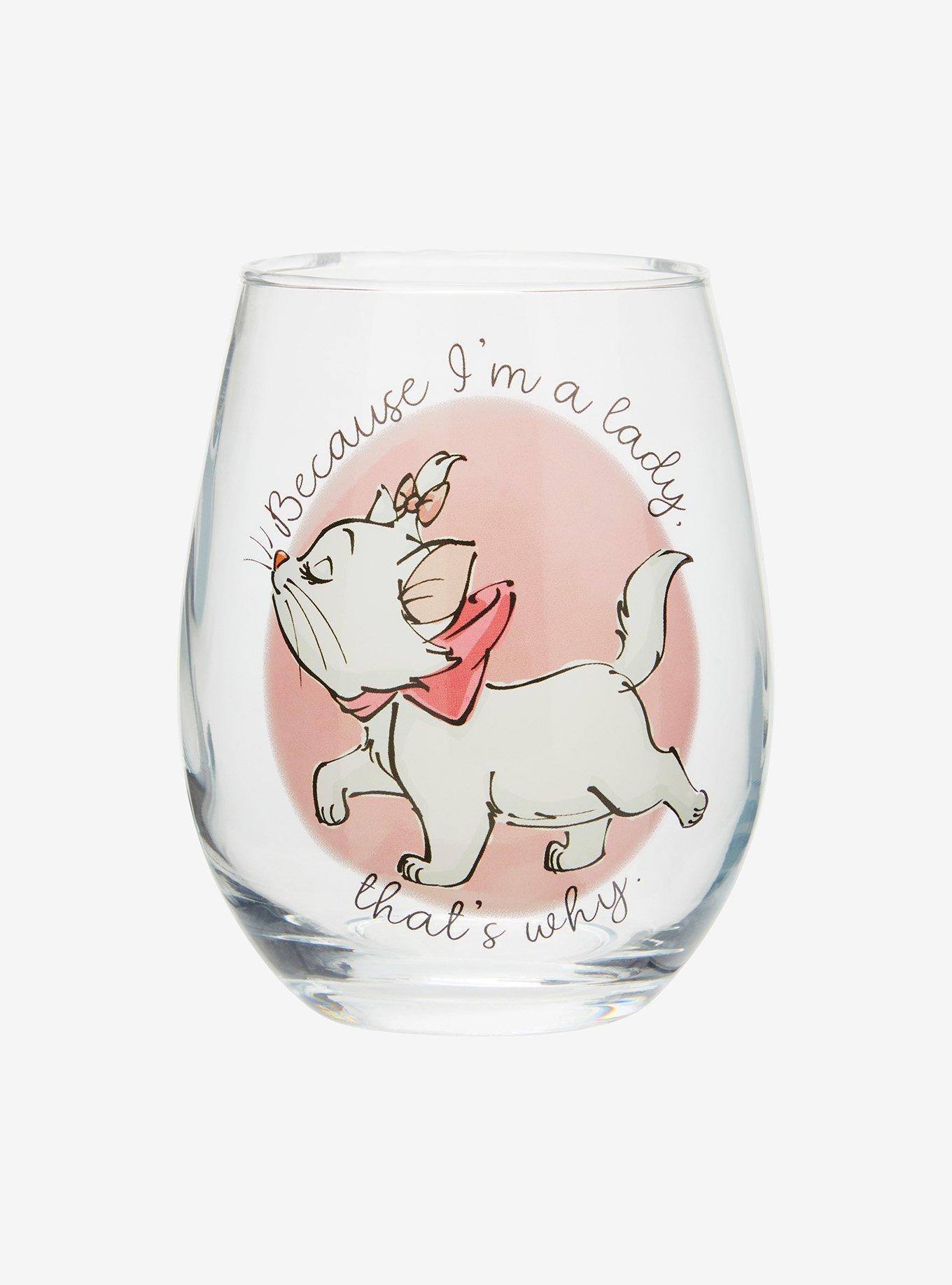 Disney The Aristocats Marie Stemless Glass, , hi-res