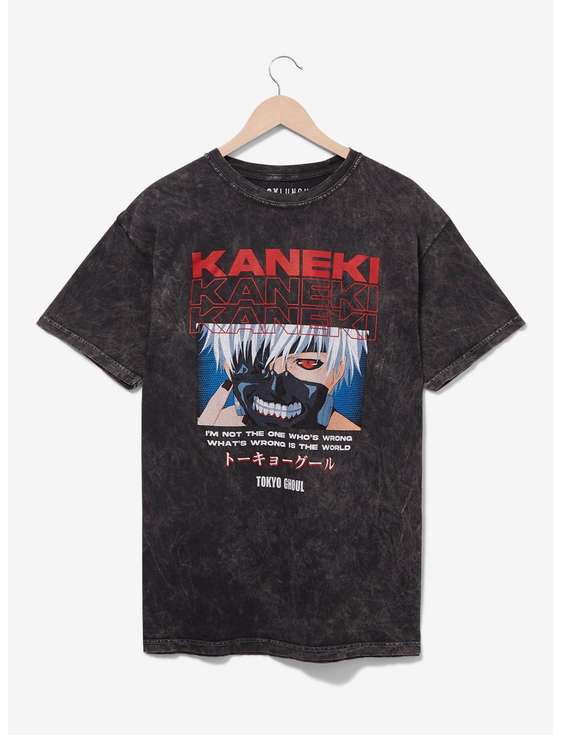 Tokyo Ghoul Kaneki Portrait T-Shirt - BoxLunch Exclusive, MINERAL BLACK, hi-res