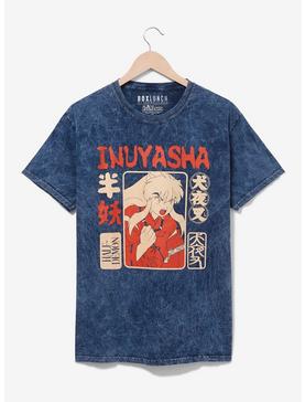 InuYasha Tonal Portrait Mineral Wash T-Shirt - BoxLunch Exclusive, , hi-res