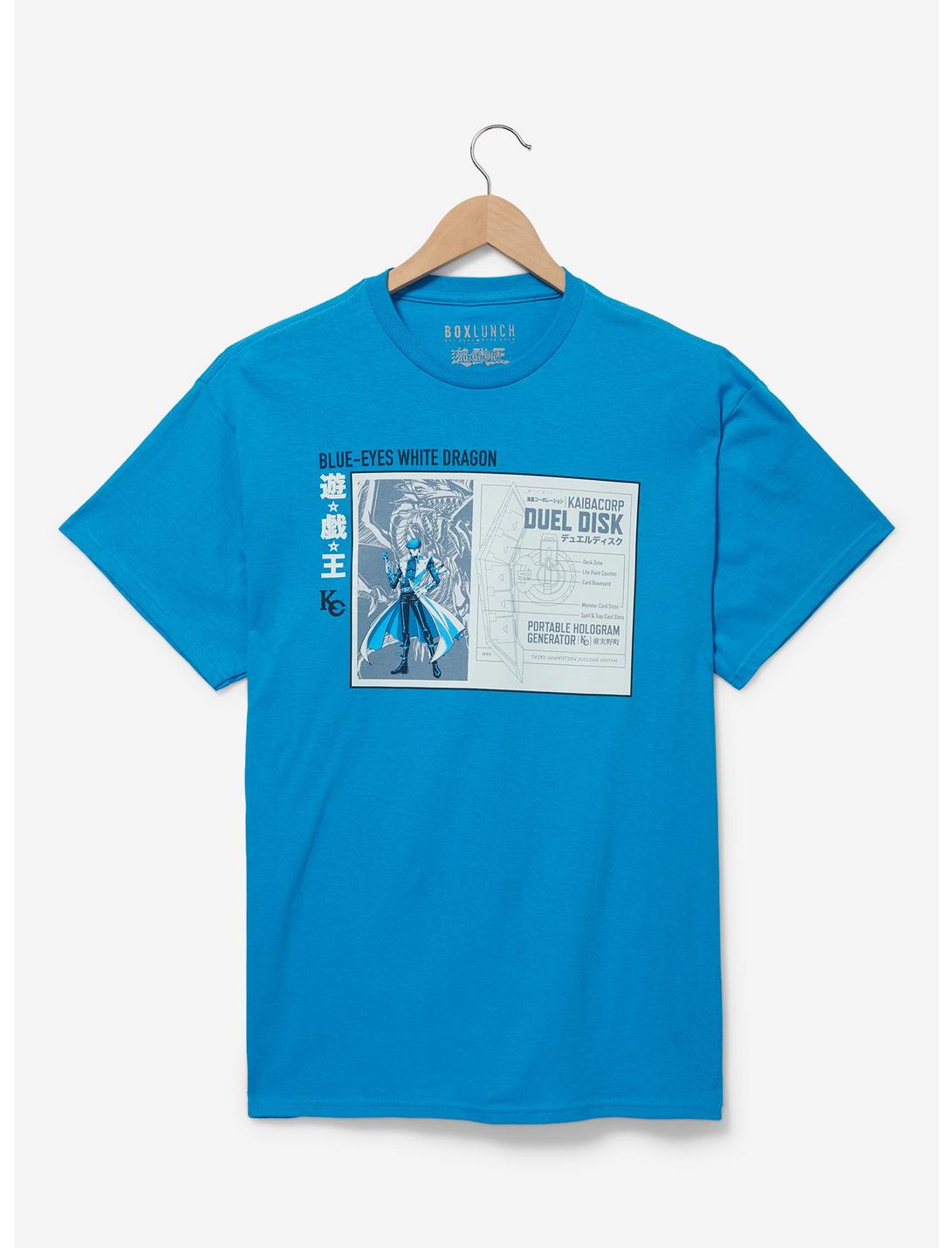 Yu-Gi-Oh! Blue-Eyes White Dragon Card T-Shirt- BoxLunch Exclusive, BLUE, hi-res