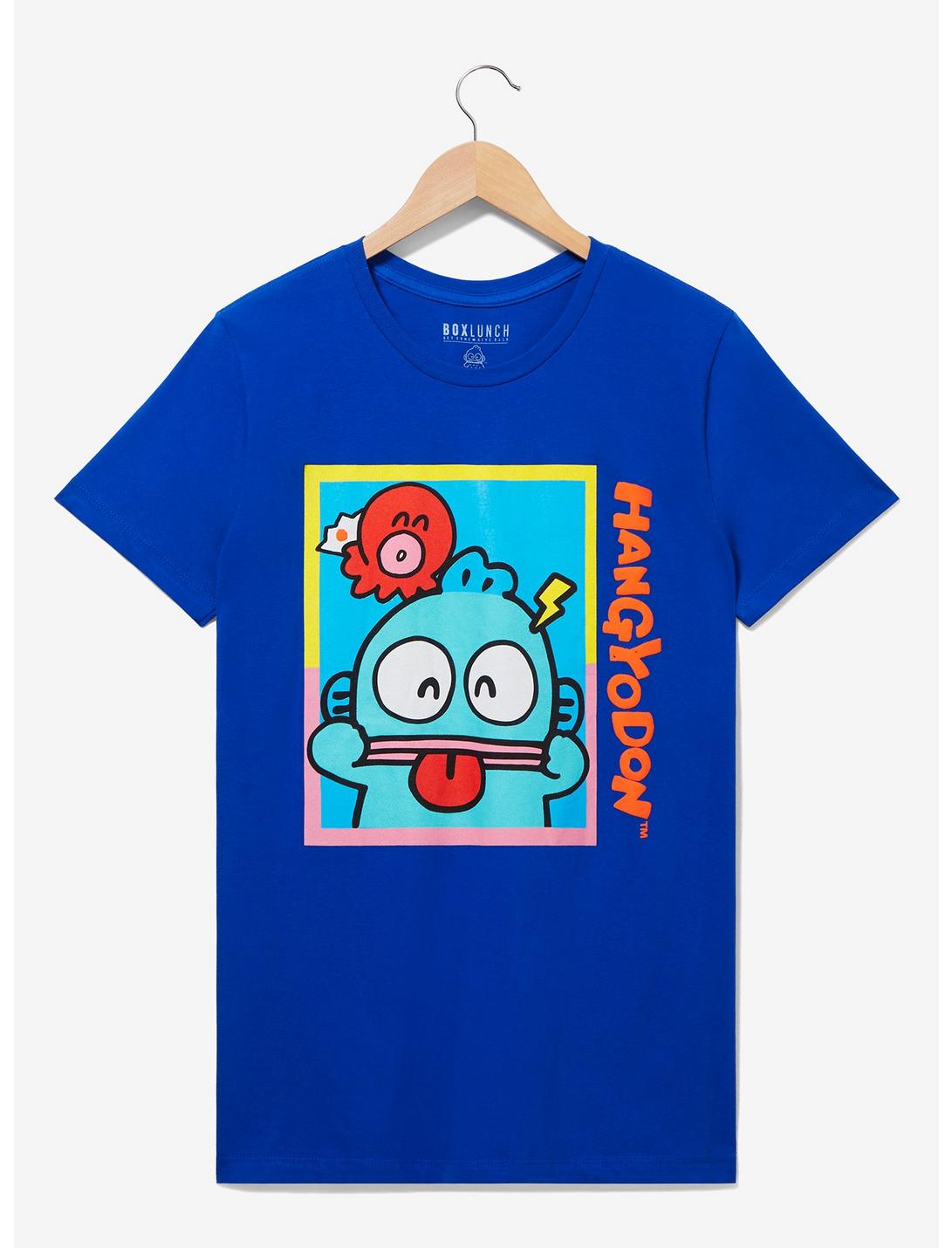 Sanrio Hangyodon Frame Portrait T-Shirt - BoxLunch Exclusive, ROYAL, hi-res