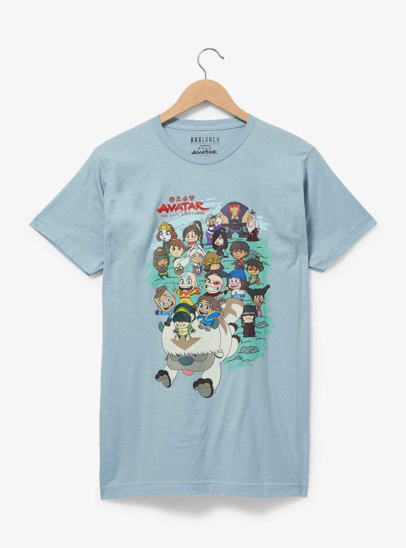 Avatar: The Last Airbender Chibi Characters Portrait T-Shirt - BoxLunch Exclusive, MINT, hi-res