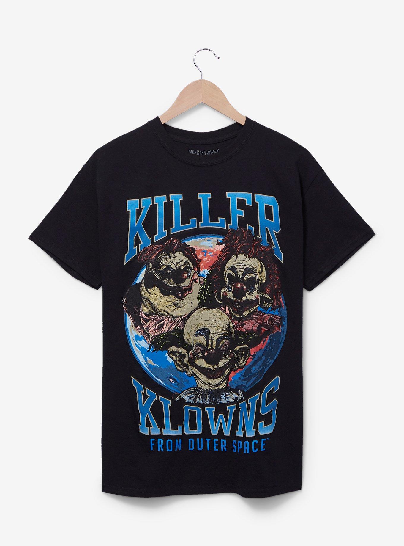 Killer Klowns From Outer Space Group Portrait T-Shirt - BoxLunch Exclusive, BLACK, hi-res