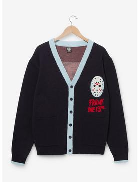 Cakeworthy Friday the 13th Jason Voorhees Mask Cardigan - BoxLunch Exclusive, , hi-res