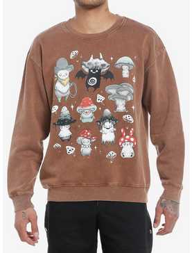 Mushroom Creatures Sweatshirt By Guild Of Calamity, , hi-res