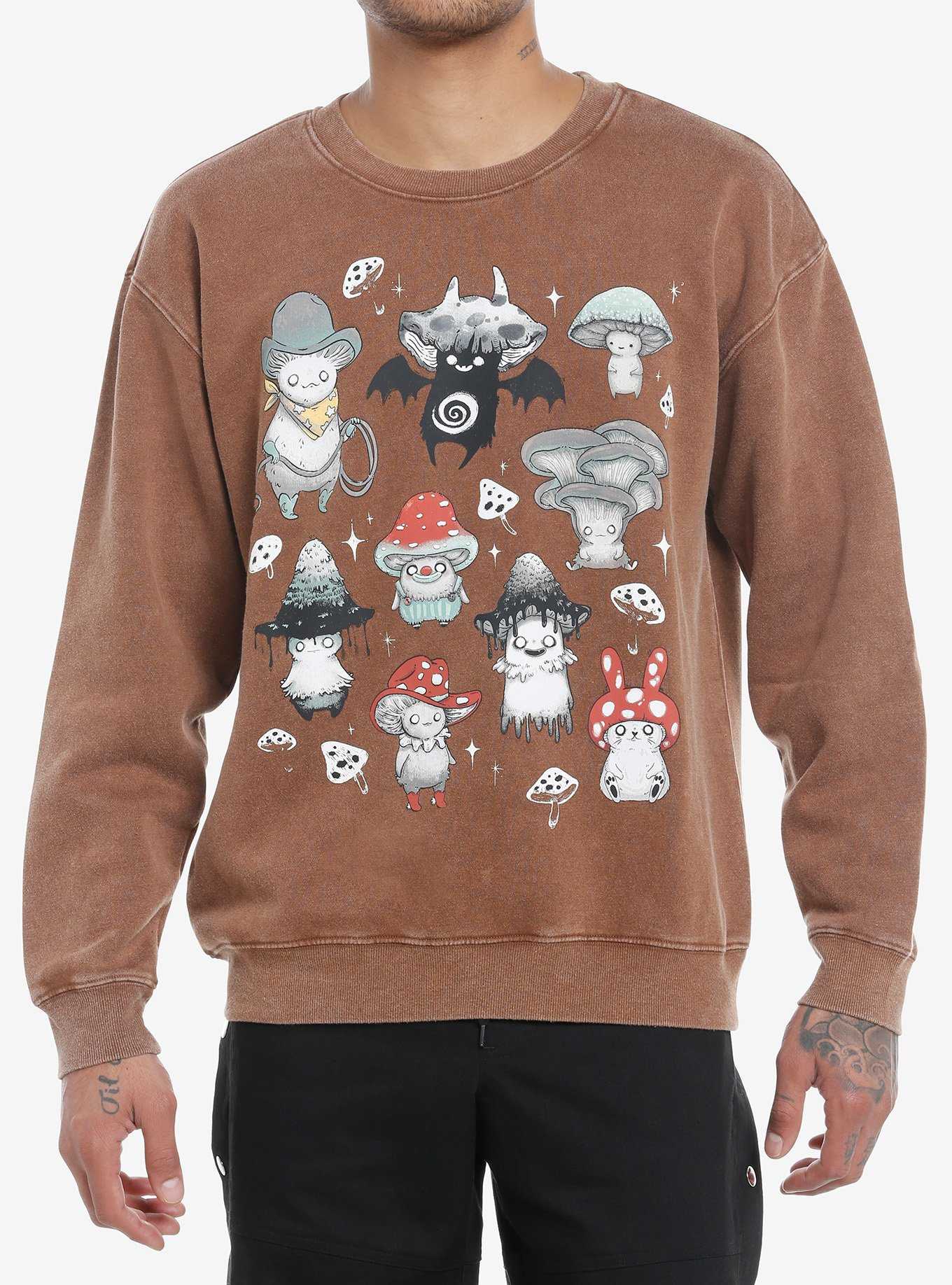 Mushroom Creatures Sweatshirt By Guild Of Calamity, , hi-res