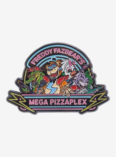 Five Night's At Freddy's Group Glow-In-The-Dark Enamel Pin Hot Topic