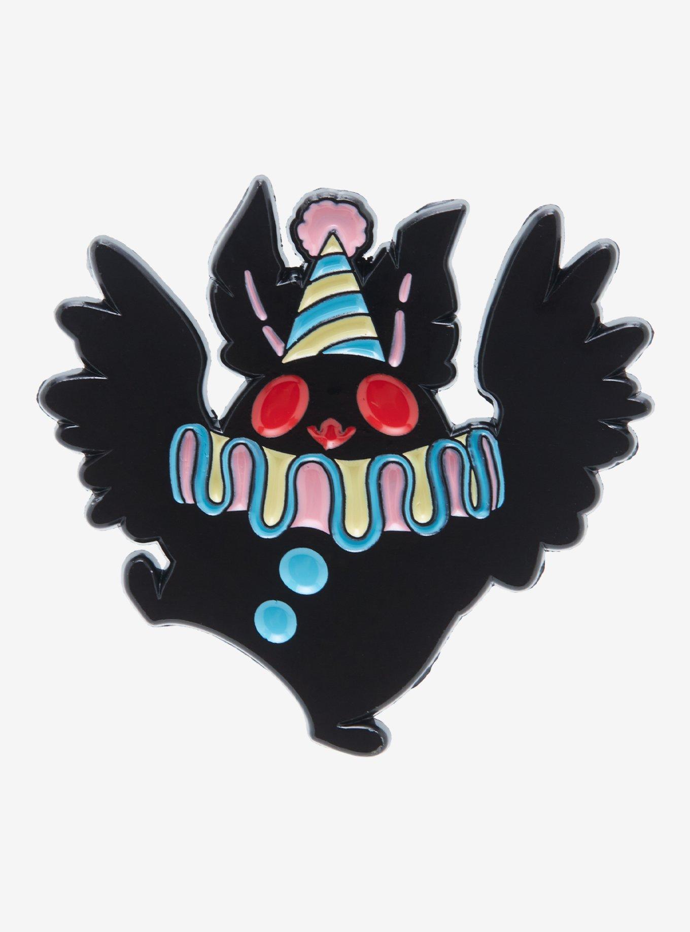 Mothman Clown Enamel Pin, , hi-res