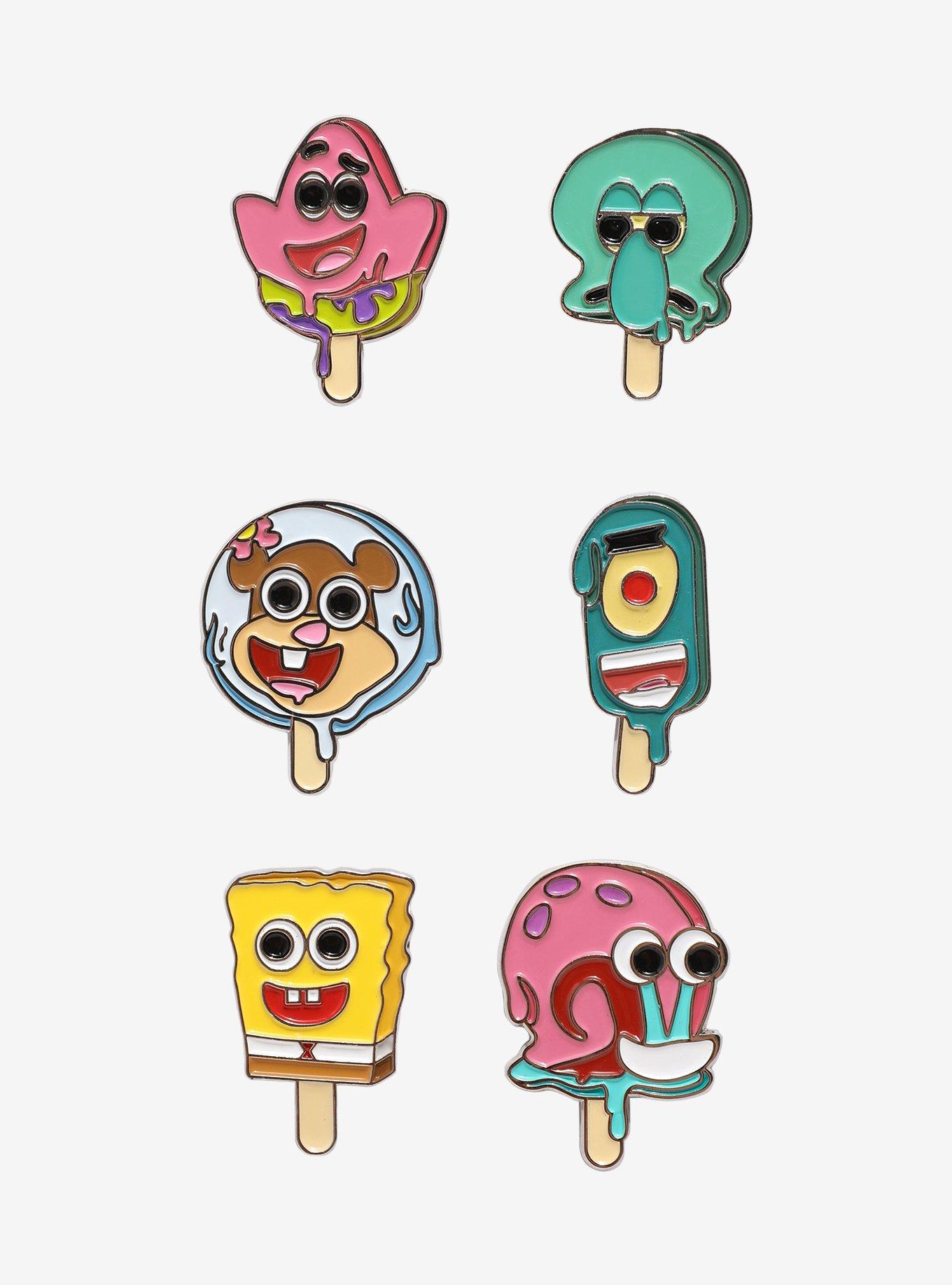 SpongeBob SquarePants Funny Popsicle Blind Box Enamel Pin, , hi-res