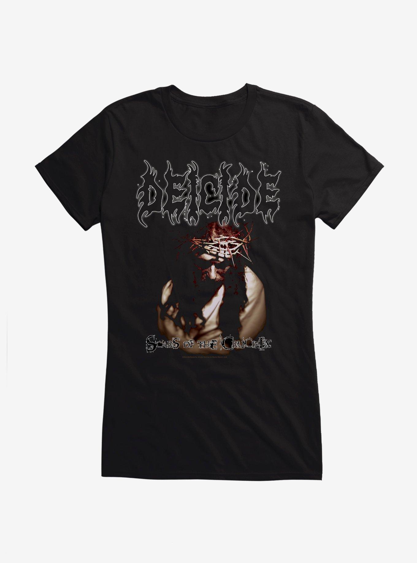 Deicide Scars Of The Crucifix Girls T-Shirt, BLACK, hi-res