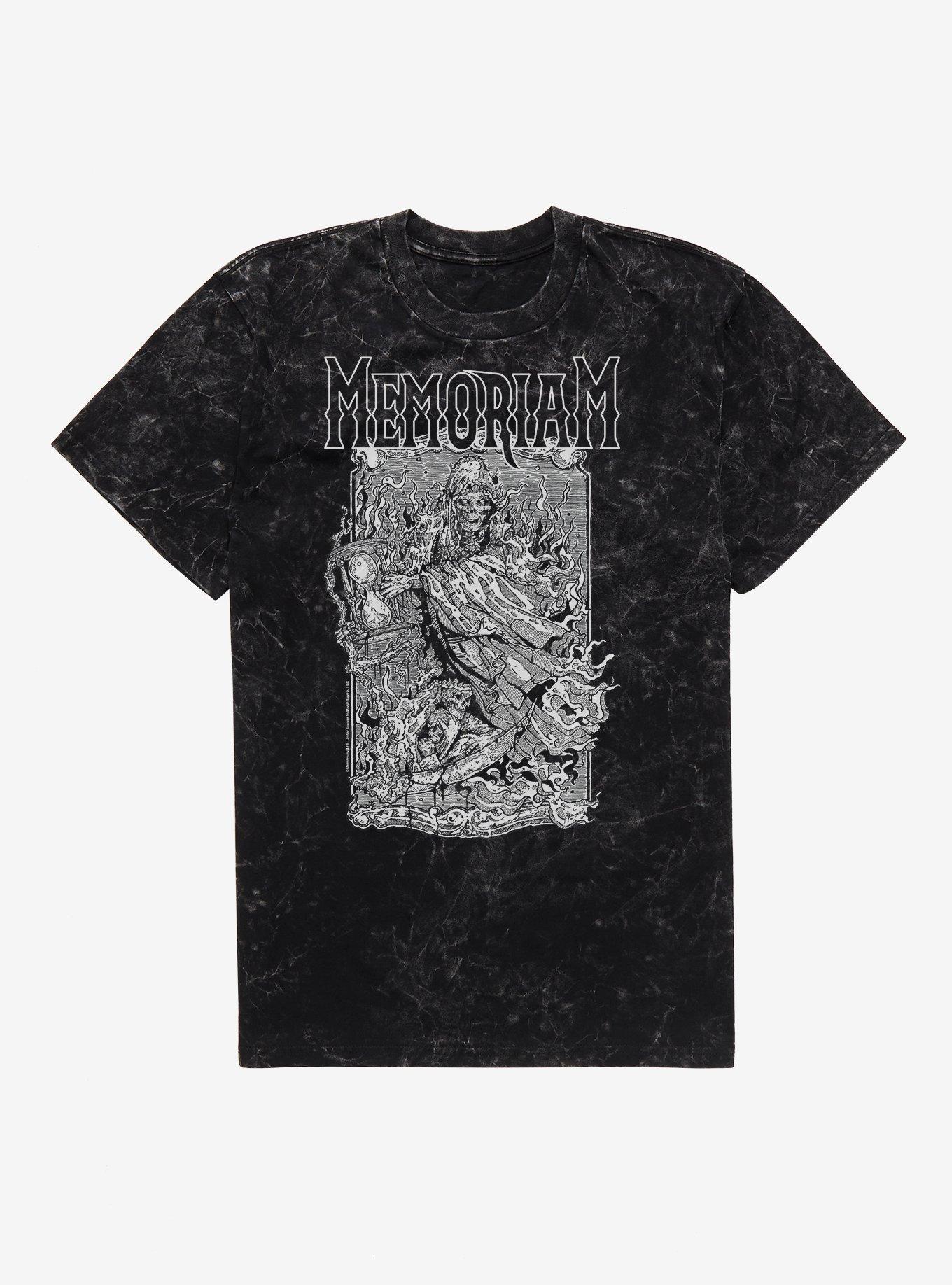 Memoriam Reaper Mineral Wash T-Shirt, BLACK MINERAL WASH, hi-res