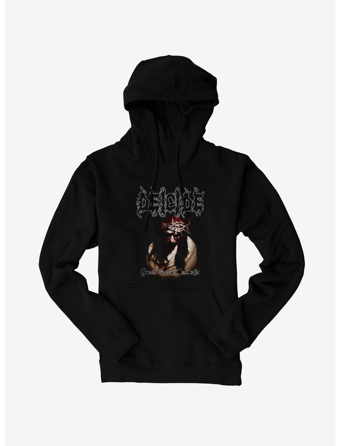 Deicide Scars Of The Crucifix Hoodie, BLACK, hi-res