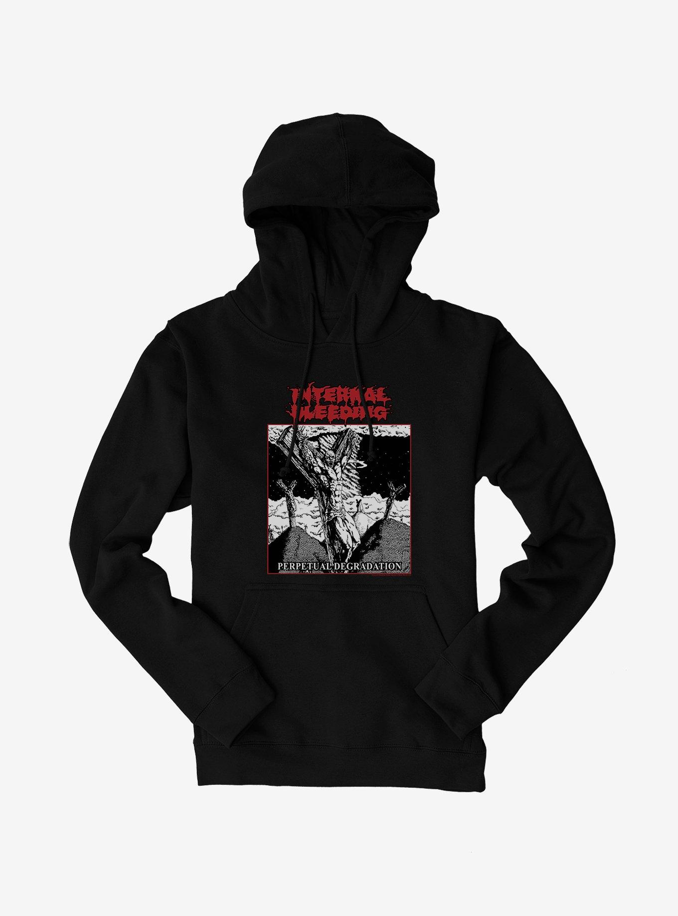 Internal Bleeding Perpetual Degradation Hoodie, BLACK, hi-res
